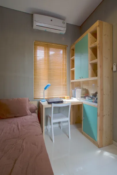 Desain kost minimalis modern Purwokerto interior dan eksterior