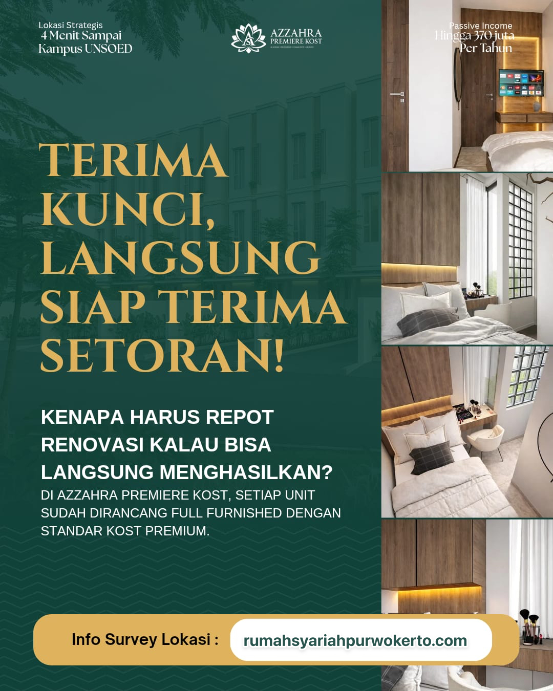 investasi kost purwokerto
